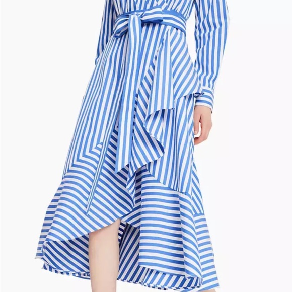 Kate Spade Julie Stripe Wrap Dress - Picture 3 of 8